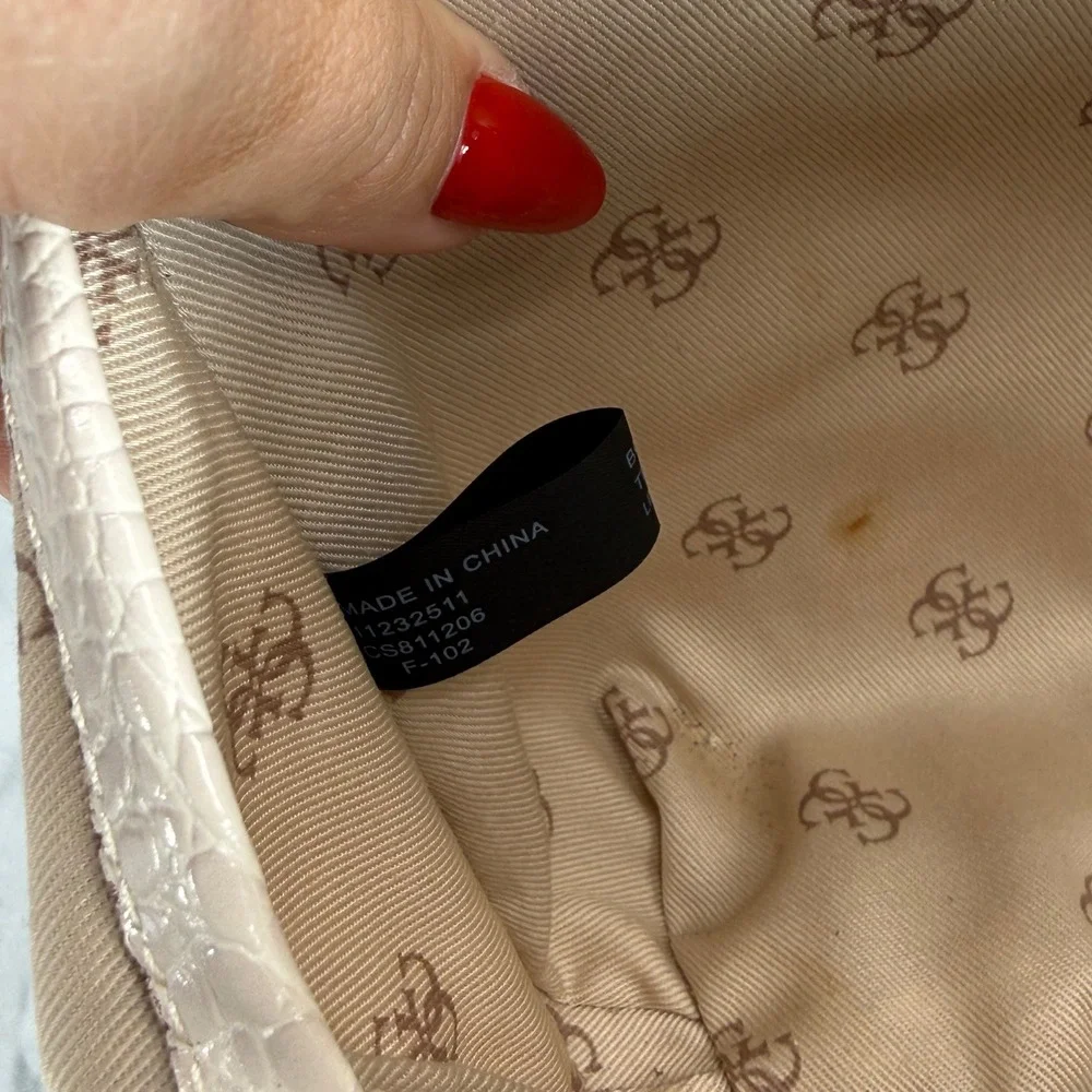 Guess wicker satchel